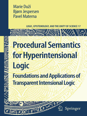 cover image of Procedural Semantics for Hyperintensional Logic